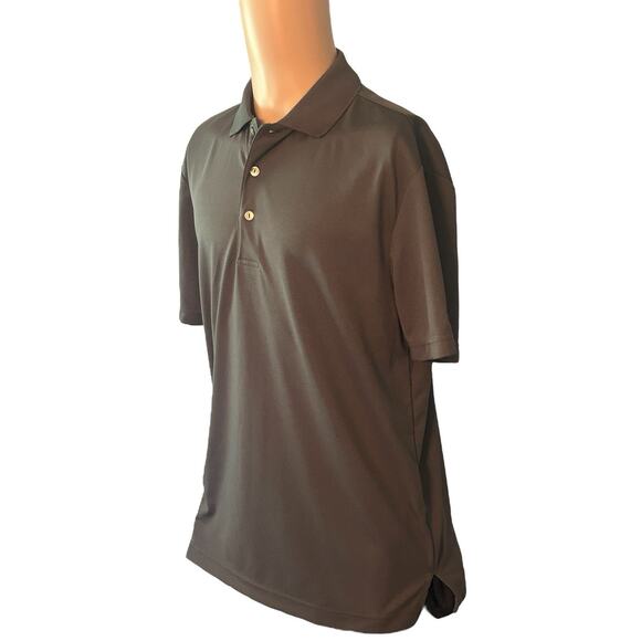 Ben Hogan Performance Men’s Medium Gray Polo Golf Shirt Short Sleeve - Picture 4 of 6